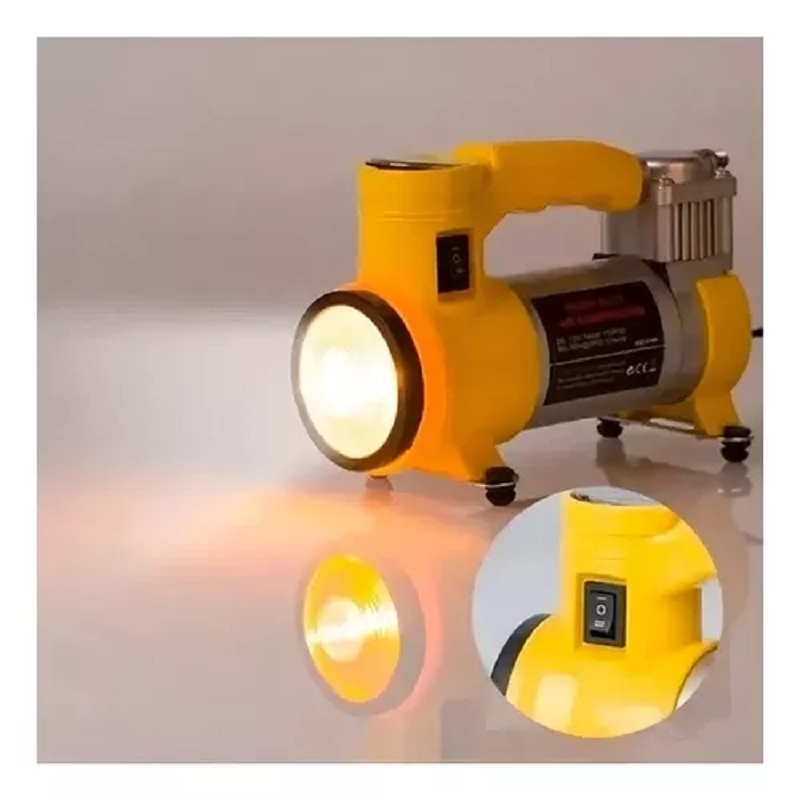 Miniatura 2 de Compresor Inflador Aire Amarillo